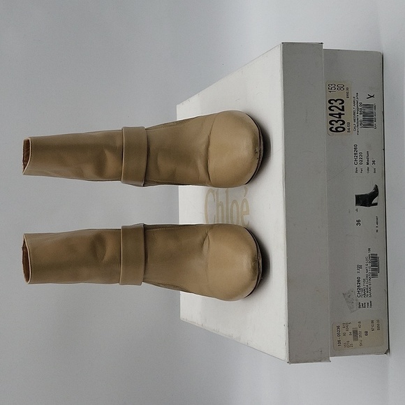 564- Chloe Ankle Boots Size 6 B Made In Italy - Picture 10 of 11